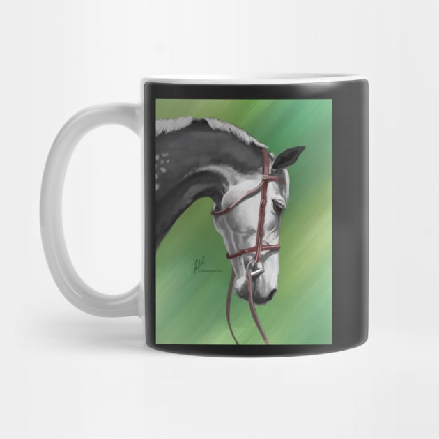 Bridled Dark Gray Horse by KJL90